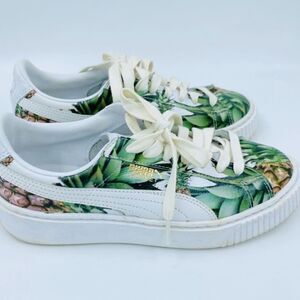 Puma Basket Pineapple Sneakers 🍍 excellent used condition 🍍